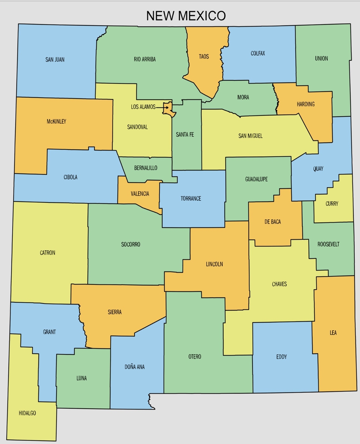Arizona Counties Map